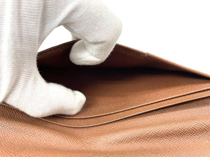 Louis Vuitton Monogram Portefeuille Brazza Long Wallet Folded M66540 Brown Made