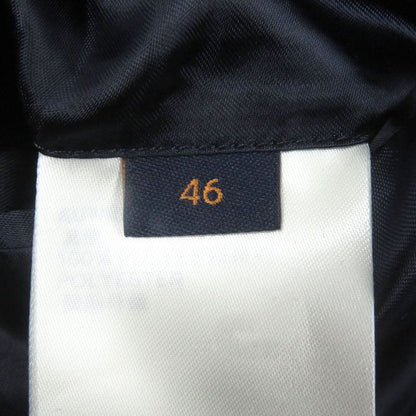 Louis Vuitton 100% Wool LV Icon Motif Zip Hoodie Blouson Navy 46 Made In Italy