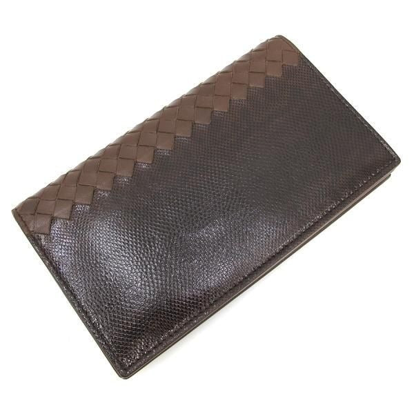 Bottega Veneta Long Wallet Leather Red