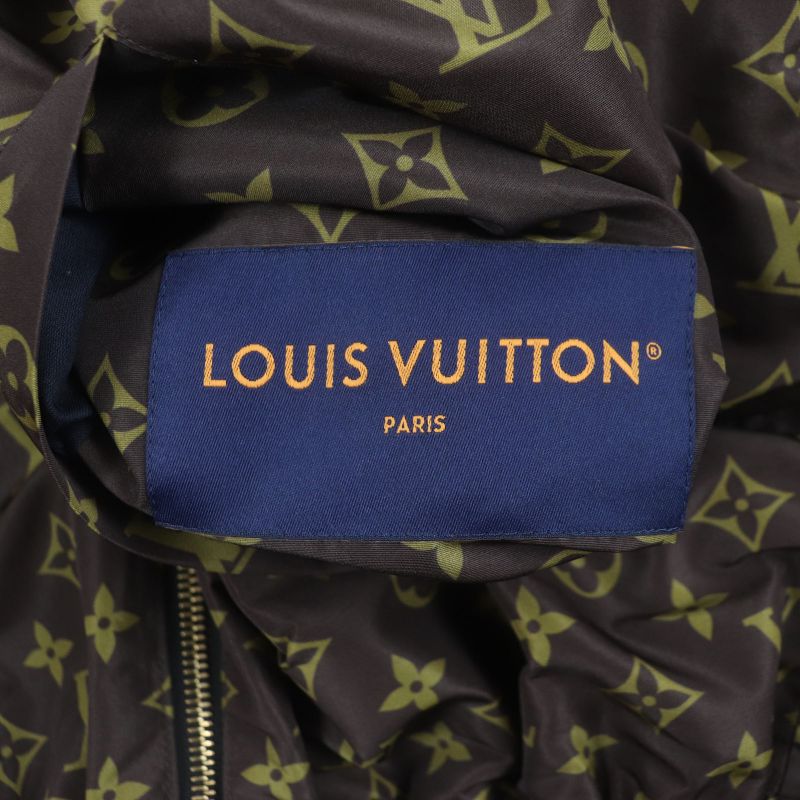  Louis Vuitton 2025 1ahbiu Monogram Damier Reversible Double Zip-up Windbreaker