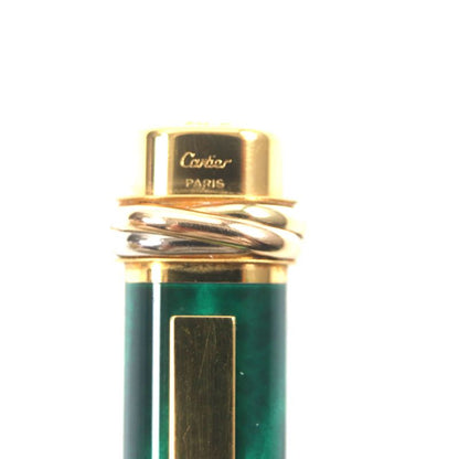 Cartier Vintage Malachite Trinity De Cartier Very Rare Marbled Cap Ballpoint