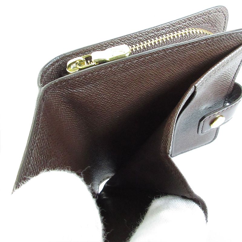 Louis Vuitton Bifold Wallet Damier Compact Zip N61618