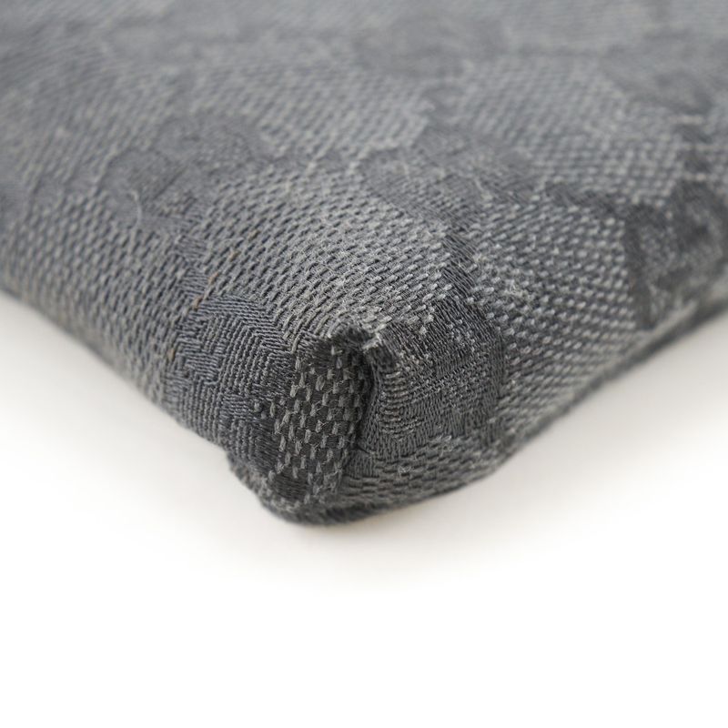 Gucci Body Bag 28566 GG Canvas And Leather Black Unisex Waist Bag