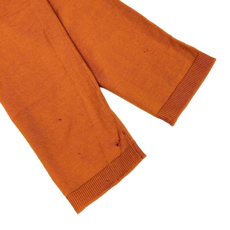Chanel Cardigan Size 42 L Women - P17936 Orange Cashmere