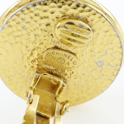 Chanel Gold Plated Red/gold 95A Ladies 31.7g Earring