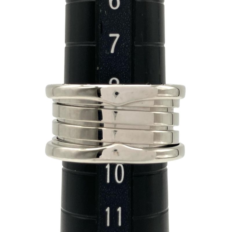 Bulgari Bvlgari B-zero1 3 Band Ring #50 18K White Gold 111g