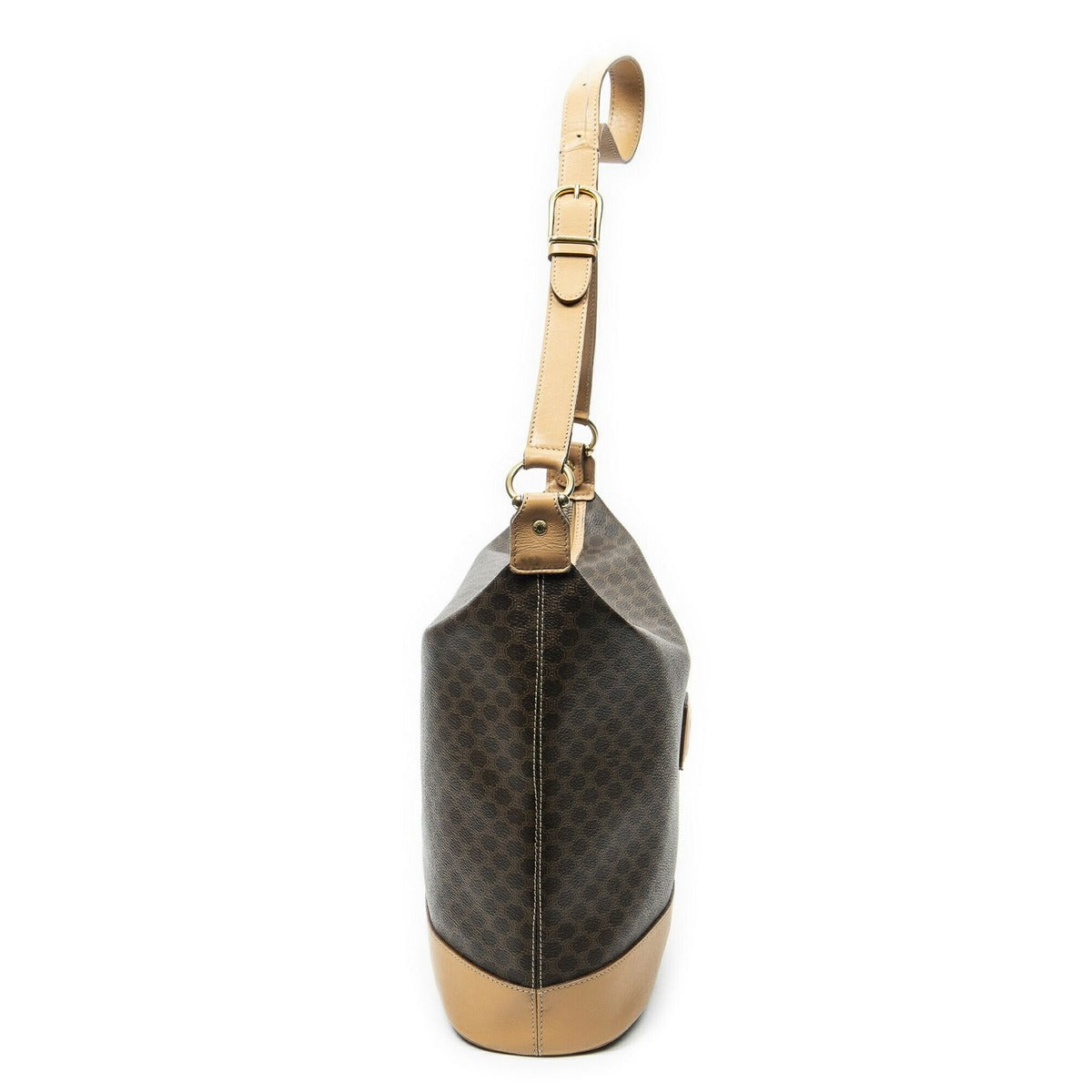 Celine Zip Messenger Brown Light Macadam Canvas Brown. — view 4