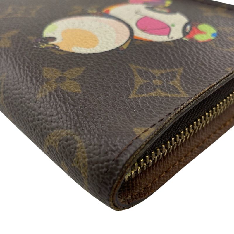 Louis Vuitton M61729 Porte Monnaie Zip Takashi Murakami Monogram Long Wallet