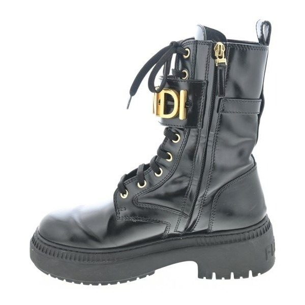 Fendi Boots Black — view 4