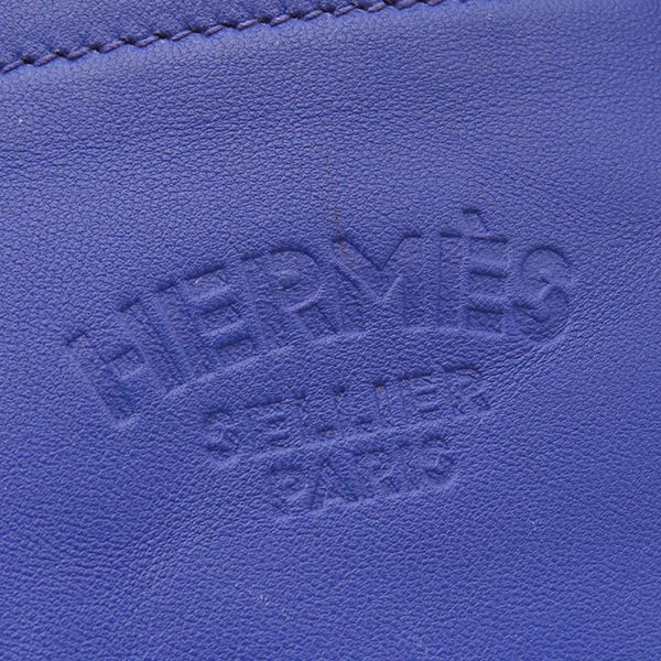 Hermes Shoulder Bag Sac Aline Mini Swift Blue Electric Silver Hardware Blue D