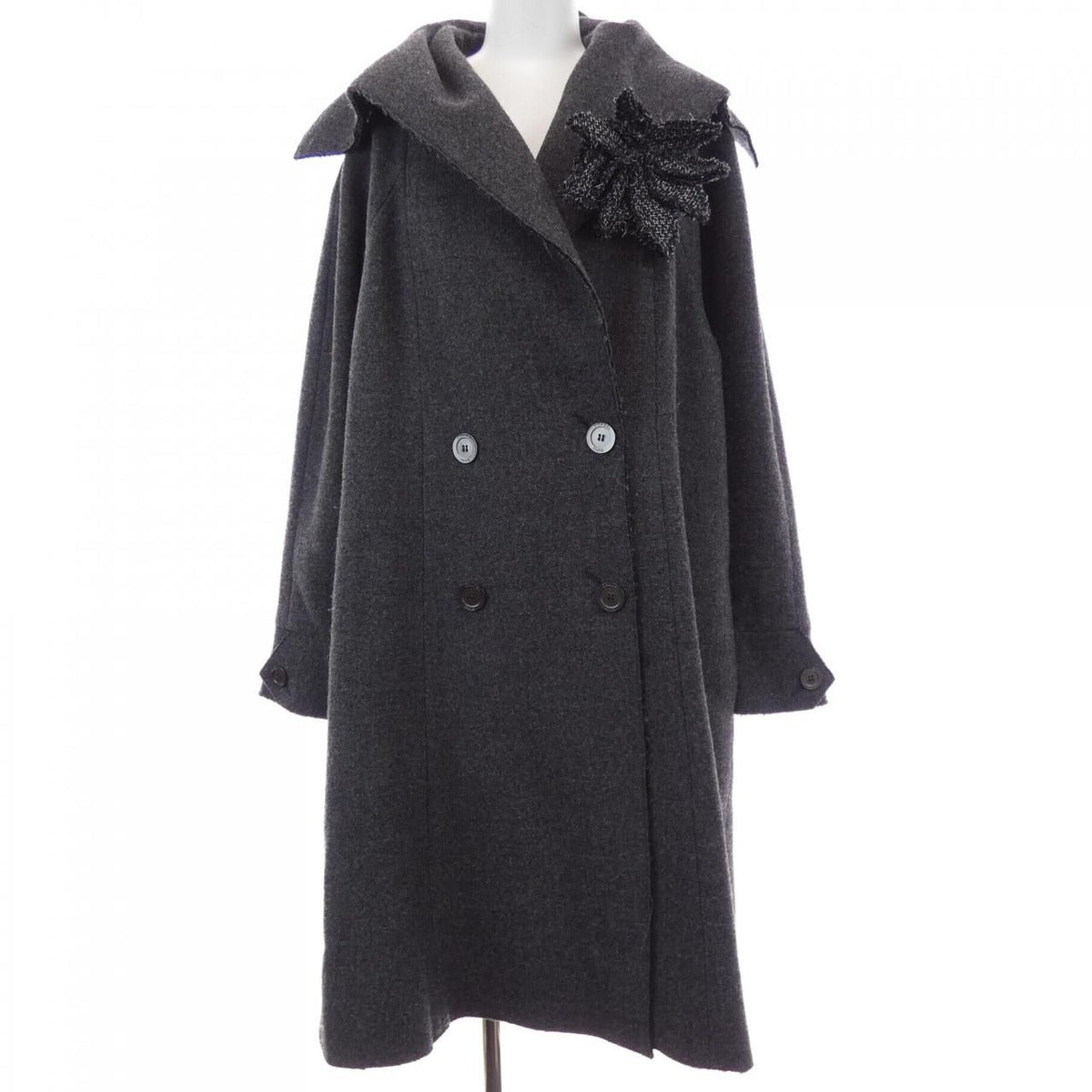 Chanel Coat Gray 42