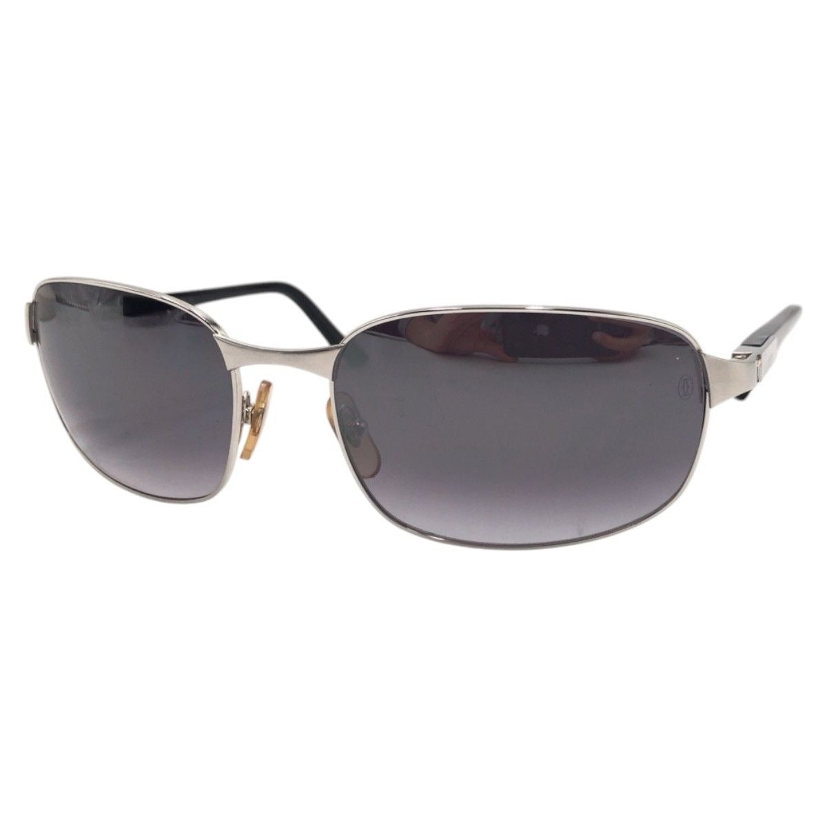 Cartier Santos Silver Black Acetate