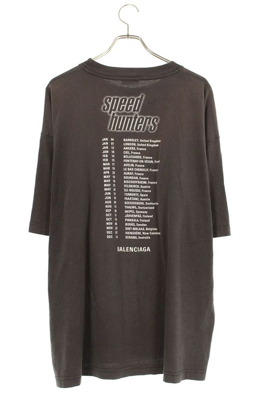Balenciaga 541877 Tcv38 Speed Hunters Print T-shirt Men's M