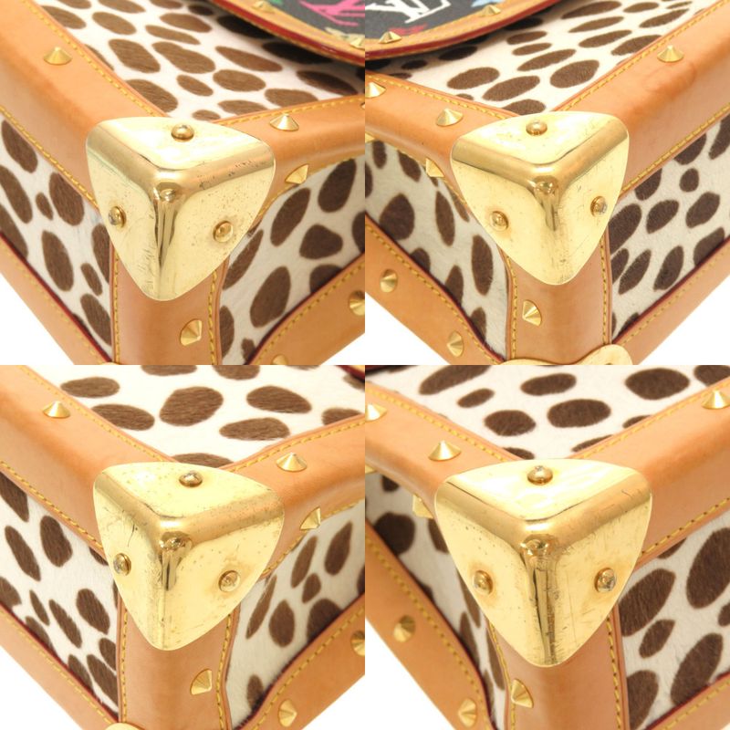 Louis Vuitton Monogram Multicolor Sac Dalmatian Chien Noir Black Halaco M92825