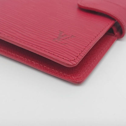 [unused] Louis Vuitton Agenda PM Epi Red Gold
