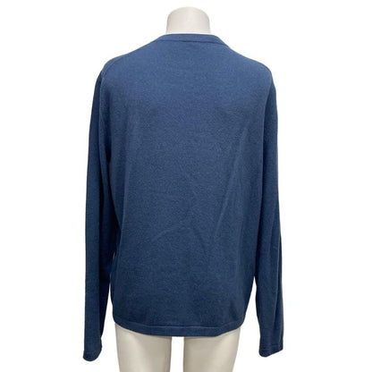 Dior/christian Dior Long Sleeve Cut And Sewn Size M Men's - 513m660a3001 Blue