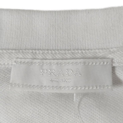 Prada Short Sleeve Polo Shirt Size M Men's - White X Red X Black