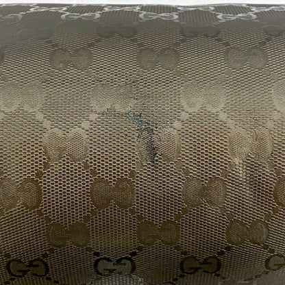 Gucci Shoulder Bag Khaki Green Imprime 201732 Excellent Condition