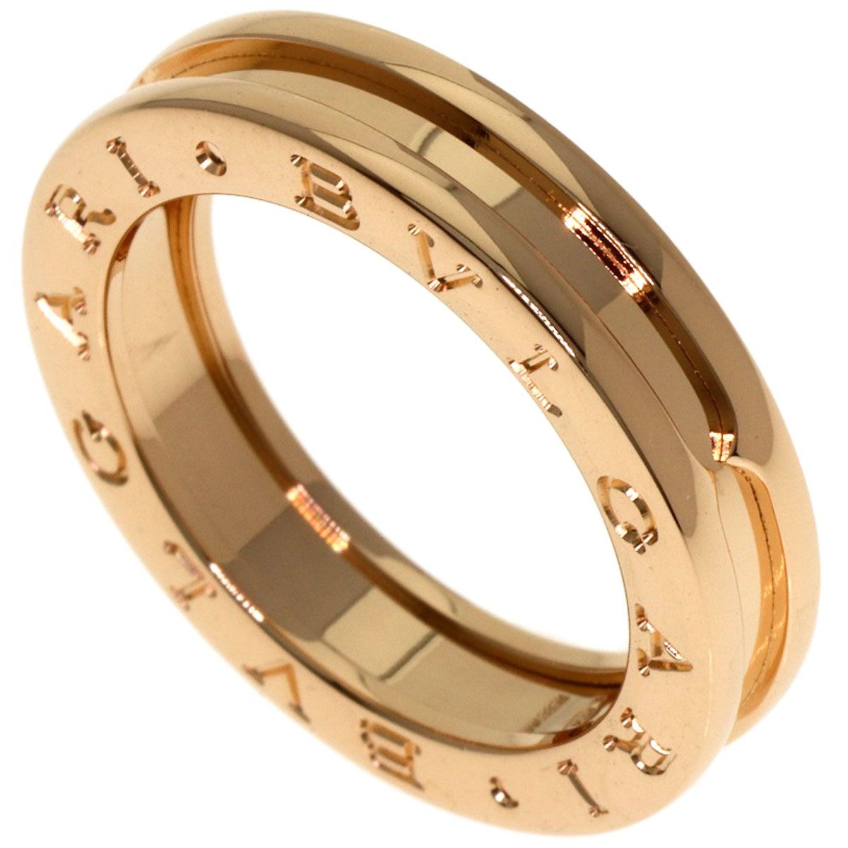 Bvlgari B-zero One Band 52 Ring 18k Pink Gold