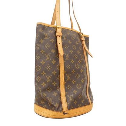 Louis Vuitton Tote Monogram Bucket GM Brown — view 2