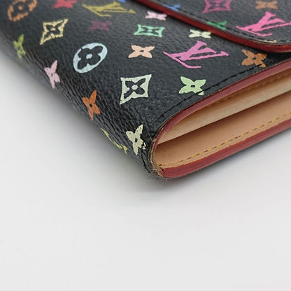 Louis Vuitton Multicolor Sarah Long Wallet Monogram Black Box Storage Bag