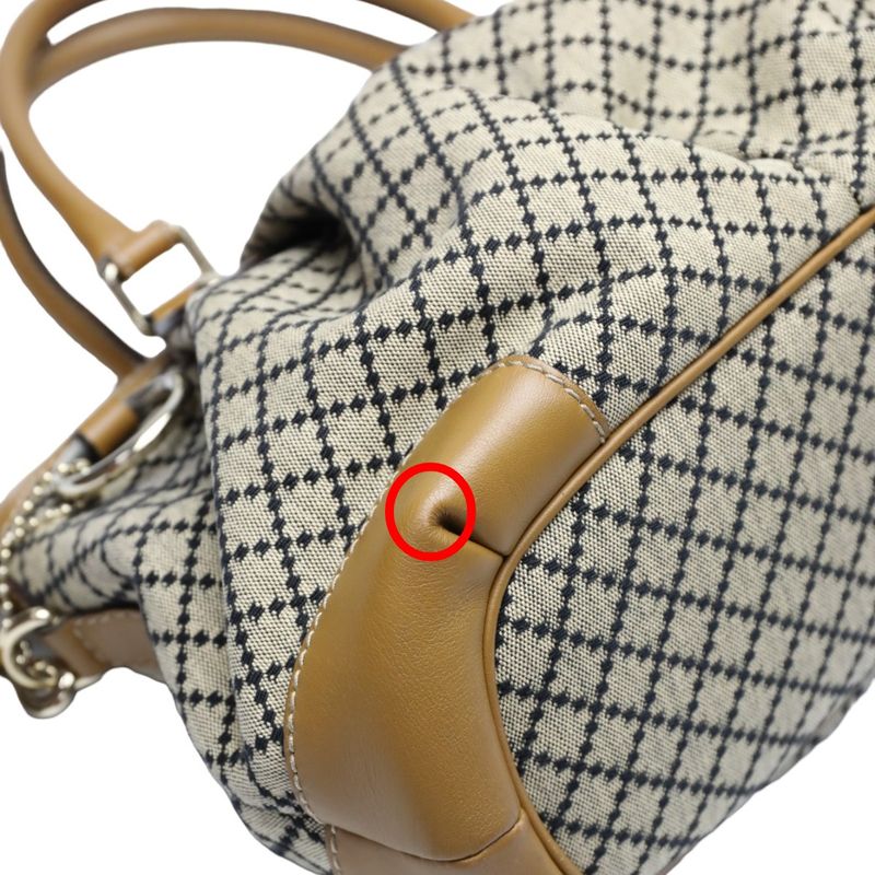 Gucci 247902 2-way Shoulder Bag Diamante Tote Bag Gucci Beige And Brown