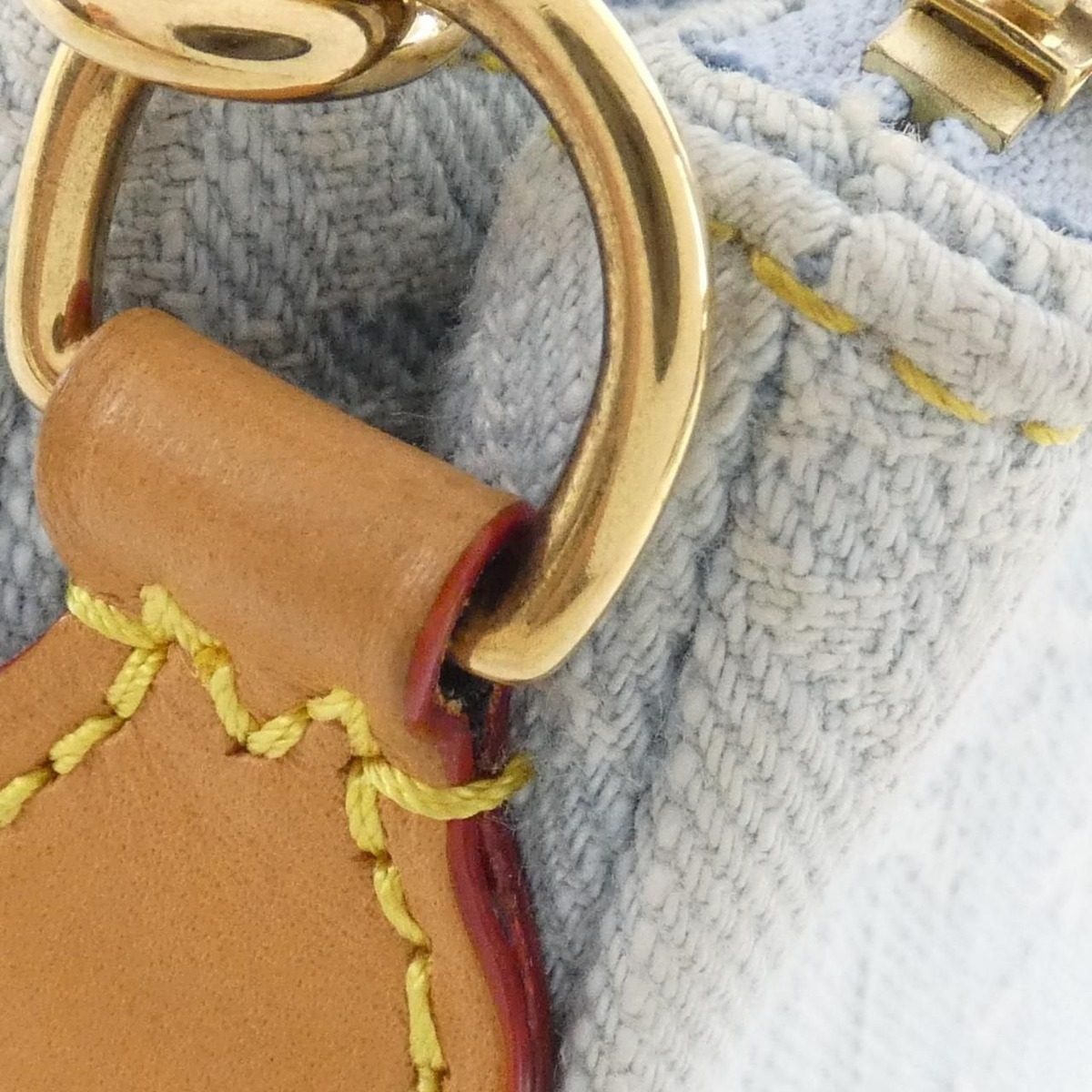 Louis Vuitton Monogram Denim Pochette Rive Shoulder Bag — view 5