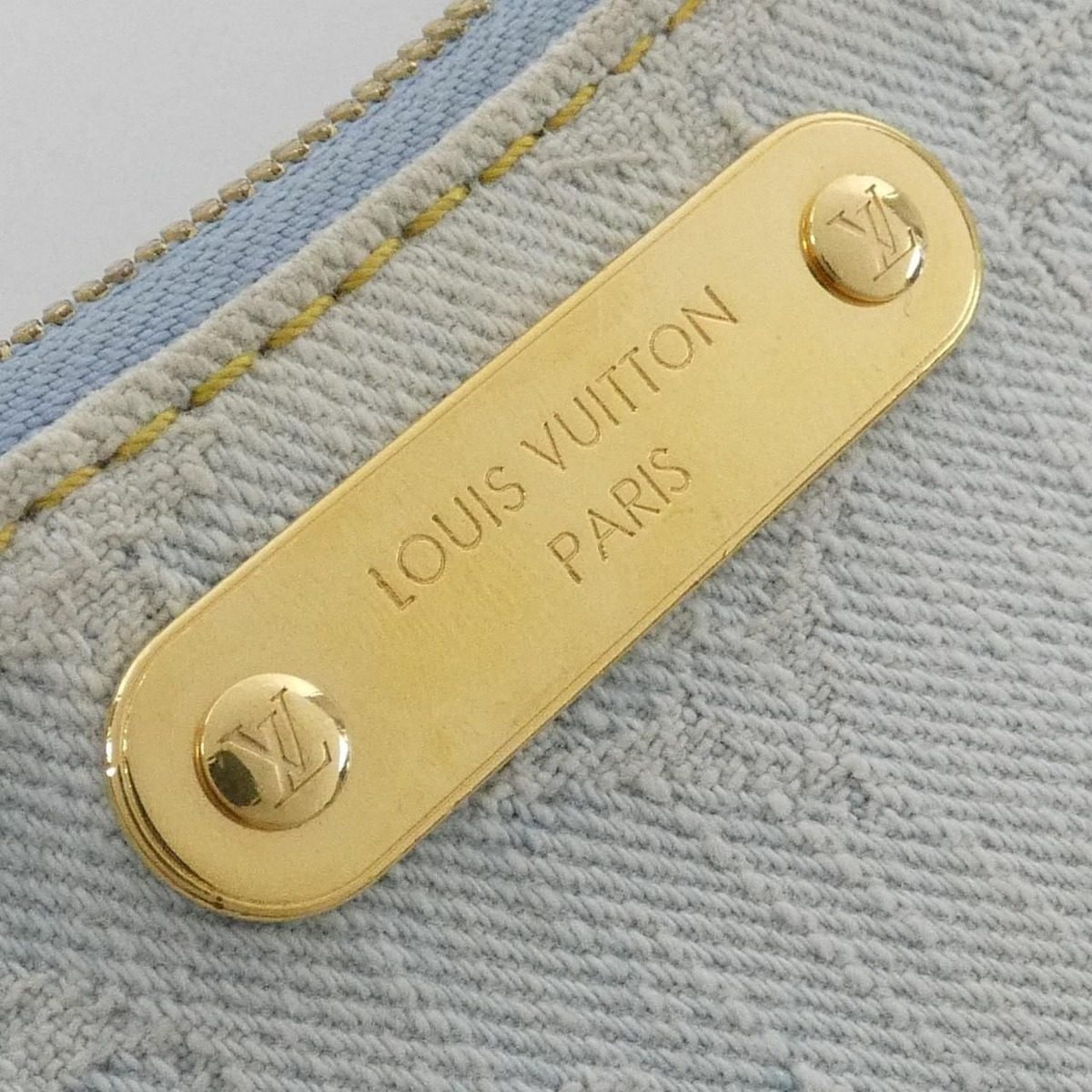 Louis Vuitton Monogram Denim Pochette Rive Shoulder Bag — view 7