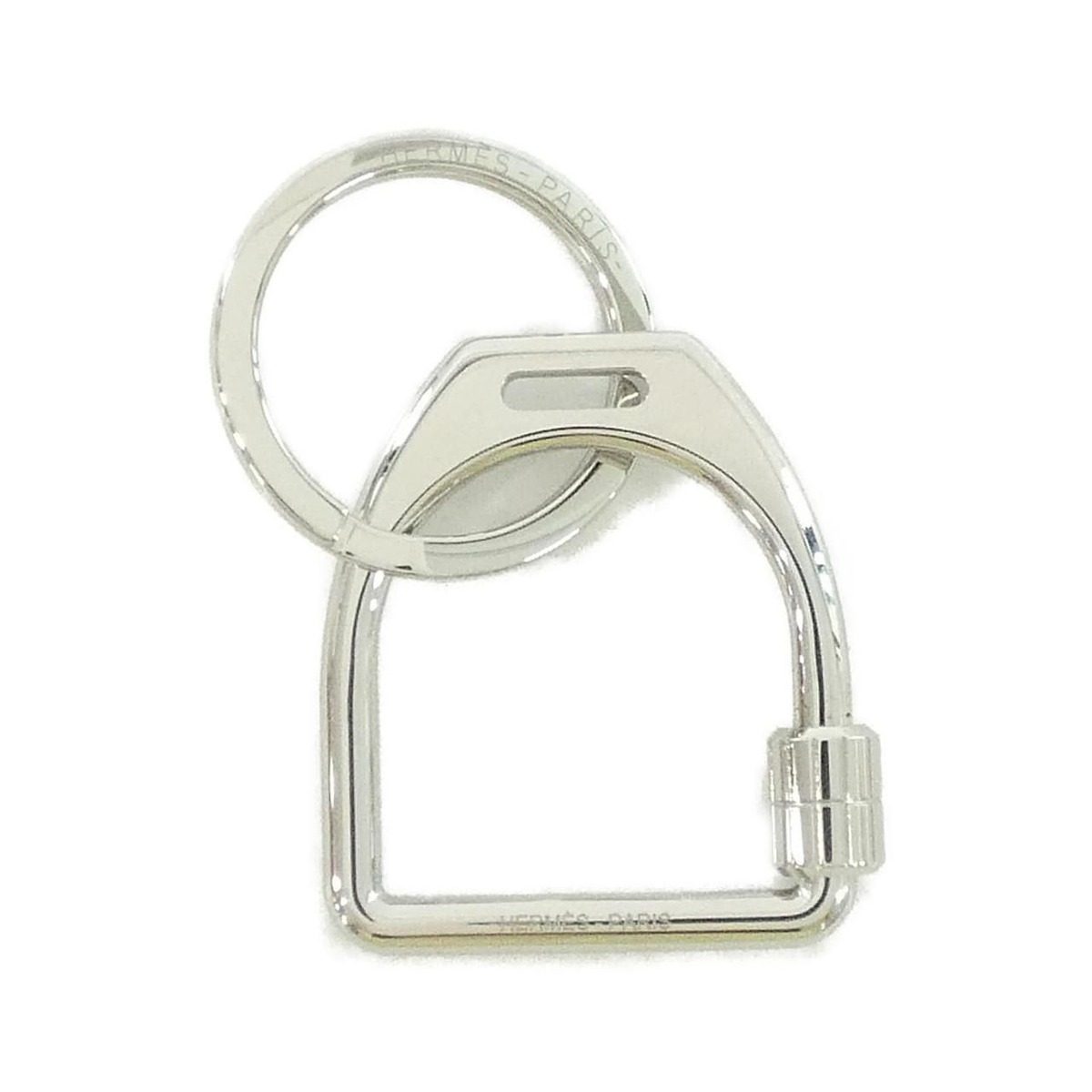 Hermes Etrier Key Holder Silver