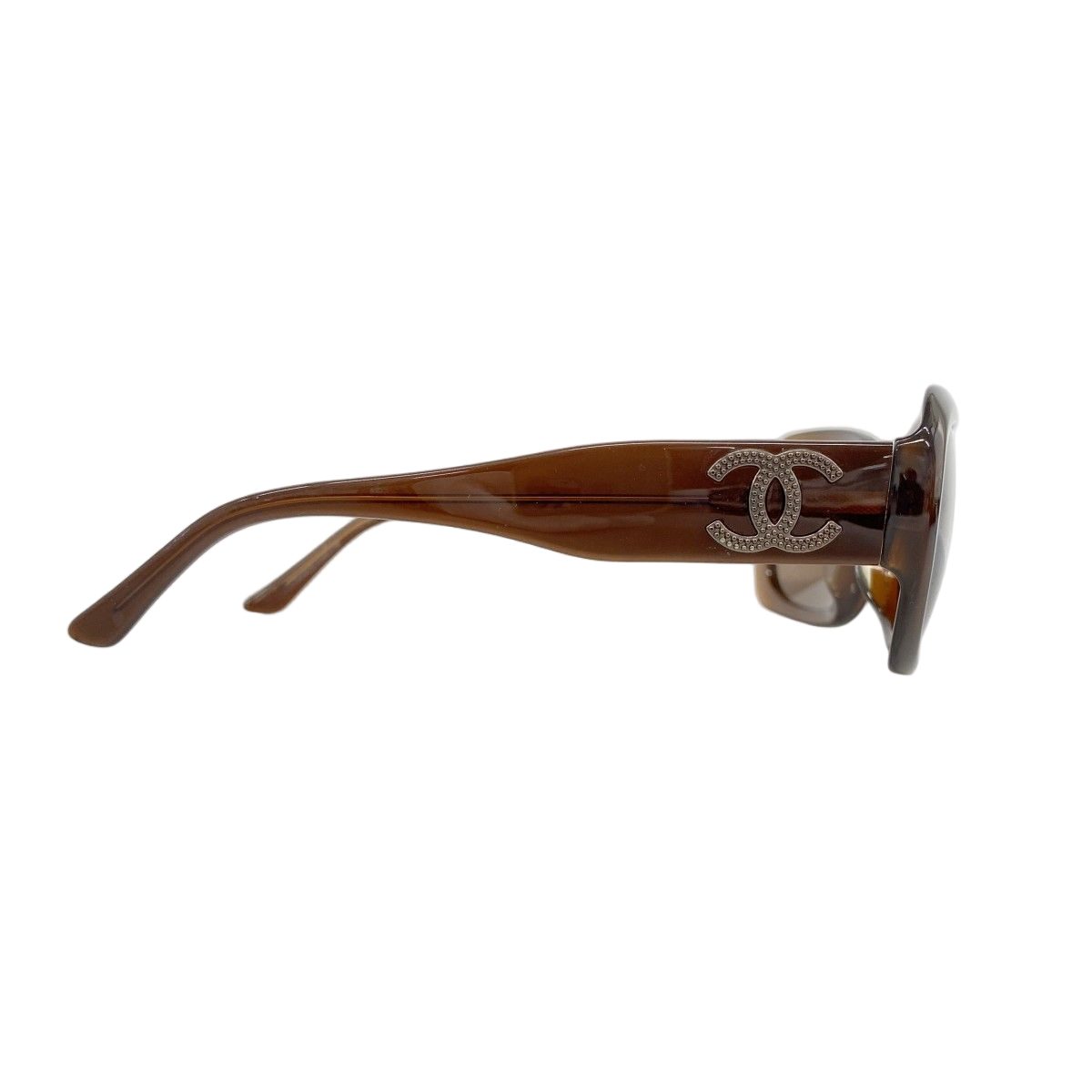 Chanel Sunglasses Acetate Brown Gold Eyewear — view 2