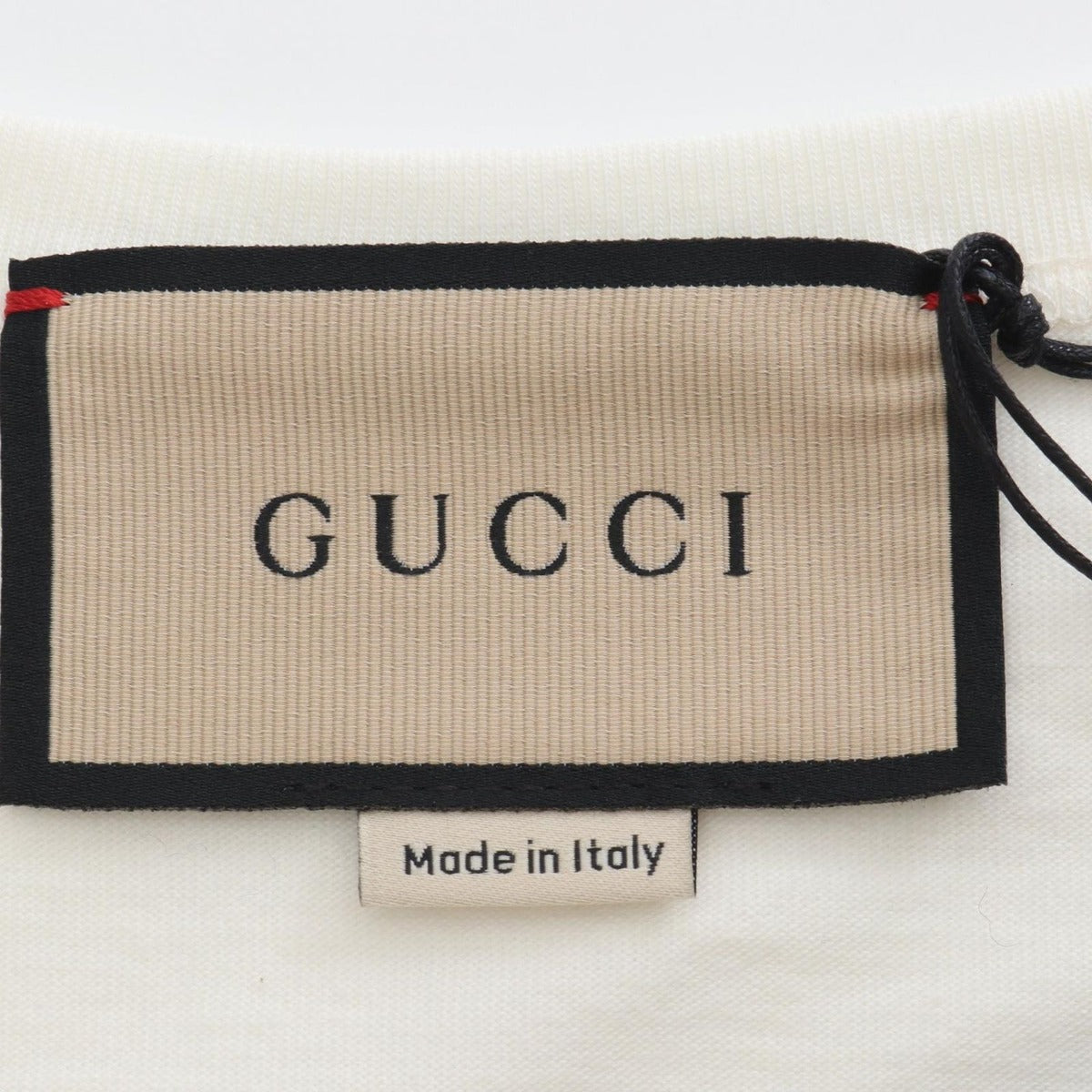 Gucci Tank Top Interlocking Cotton White Pink Multicolor — view 3