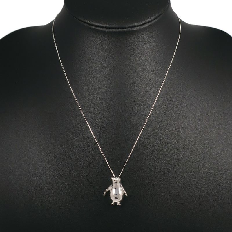 Tiffany & Co Penguin Silver 925 Ladies 4.9g Necklace