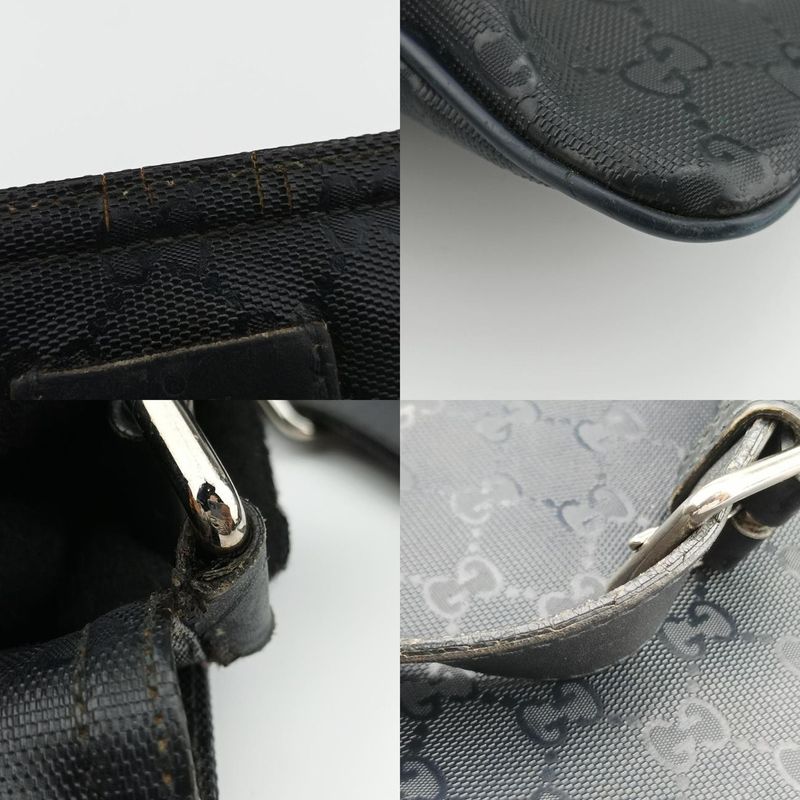 Gucci Imprime Messenger Navy PVC Coated Canvas 201446 Unknown Make Number