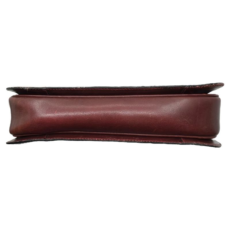 Celine Vintage Carriage Metal Leather Shoulder Bag Vintage Carriage Hardware