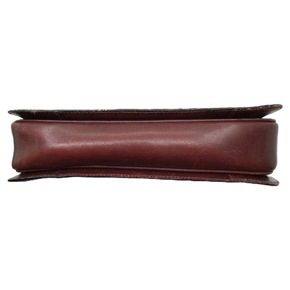 Celine Vintage Carriage Metal Leather Shoulder Bag Vintage Carriage Hardware