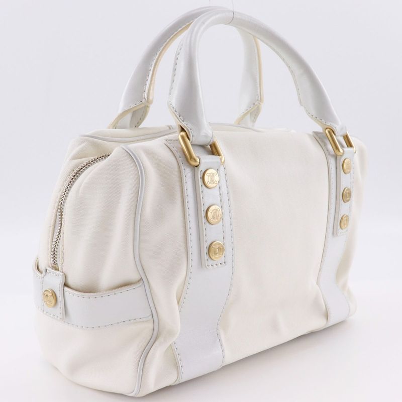 Celine Mini Boston 2004 Athens Olympics Limited Edition Nylon Canvas And