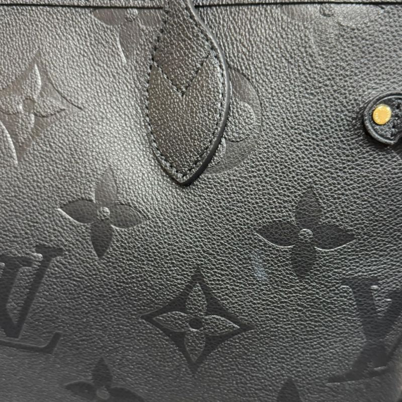 Louis Vuitton Neverfull MM Monogram Empreinte Tote Bag Monogram Empreinte