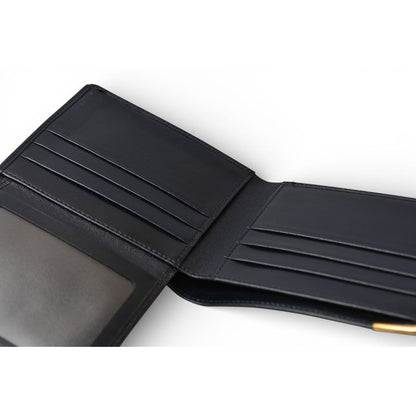 Cartier Fold Wallet Bifold Billfold Vintage Sapphire Leather — view 13