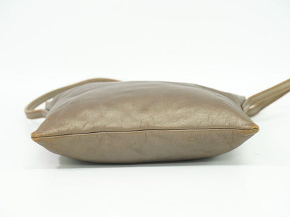 Authentic Loewe Leather Shoulder Bag Brown Bag Pre-owned [follow-up Discount