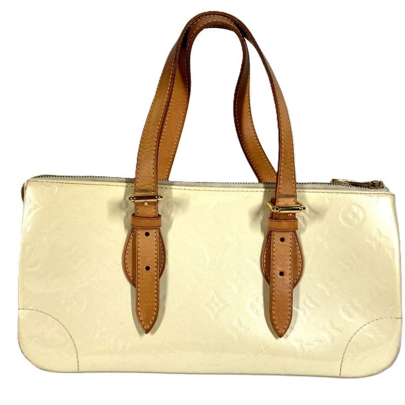 Louis Vuitton Handbag Rosewood Avenue M93508 Monogram Vernis Canvas Pe Lou White