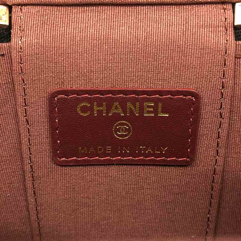 Chanel | Ap2292 Coco Marc Matelasse Lambskin Vanity Chain Pouch Shoulder Bag
