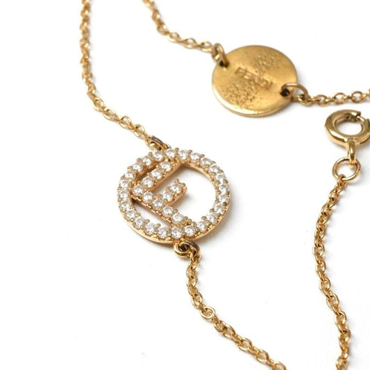 Fendi F's Bracelet Rhinestone