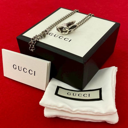 Gucci Anger Forest Rabbit Head Necklace Silver 925 Pendant