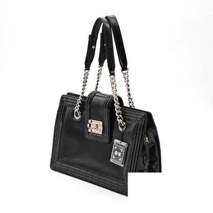 Chanel Boy Tote Bag Black