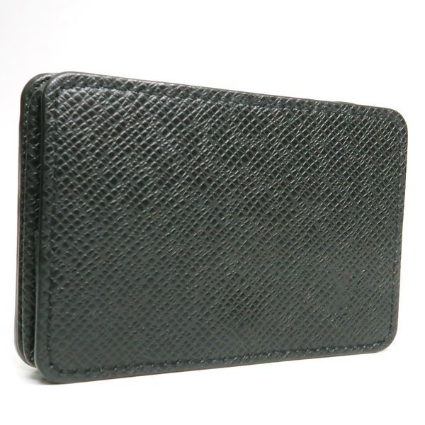 Louis Vuitton Taiga Coin Purse Coin Purse M30598 Noir Black RFID Coin Case With