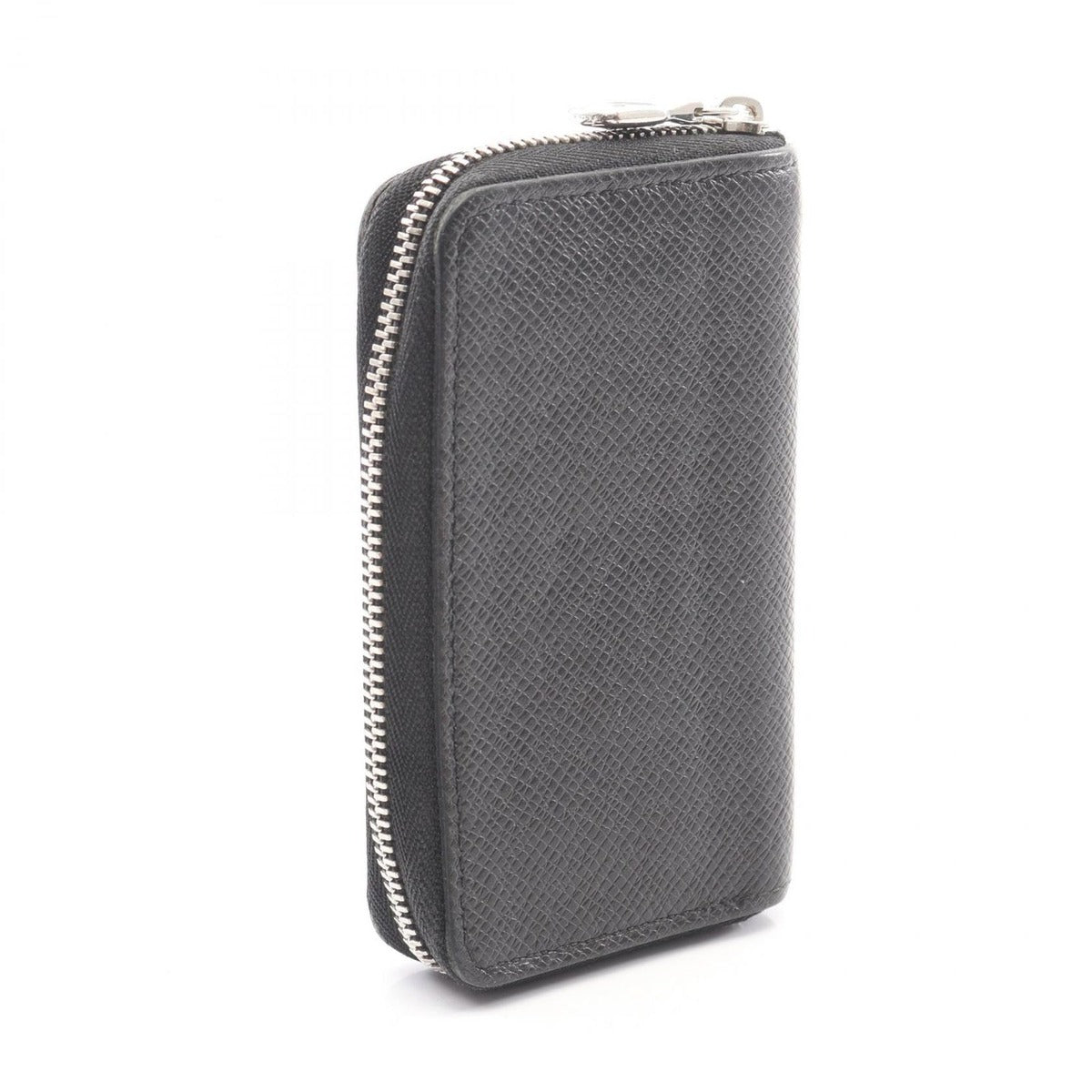 Louis Vuitton Coin Case Zippy Purse Noir Black Leather Ardoise — view 2