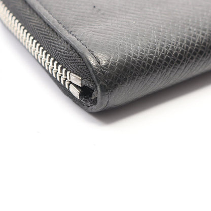 Louis Vuitton Coin Case Zippy Purse Noir Black Leather Ardoise — view 6