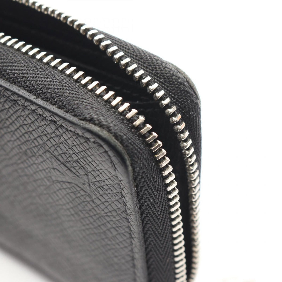 Louis Vuitton Coin Case Zippy Purse Noir Black Leather Ardoise — view 7