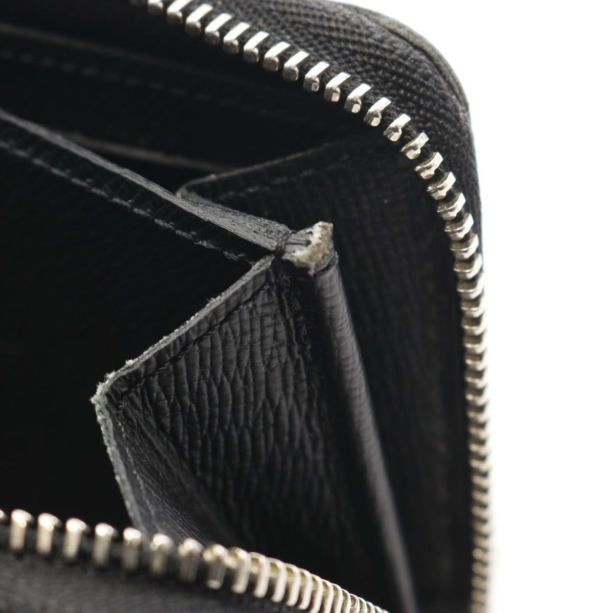 Louis Vuitton Coin Case Zippy Purse Noir Black Leather Ardoise — view 9