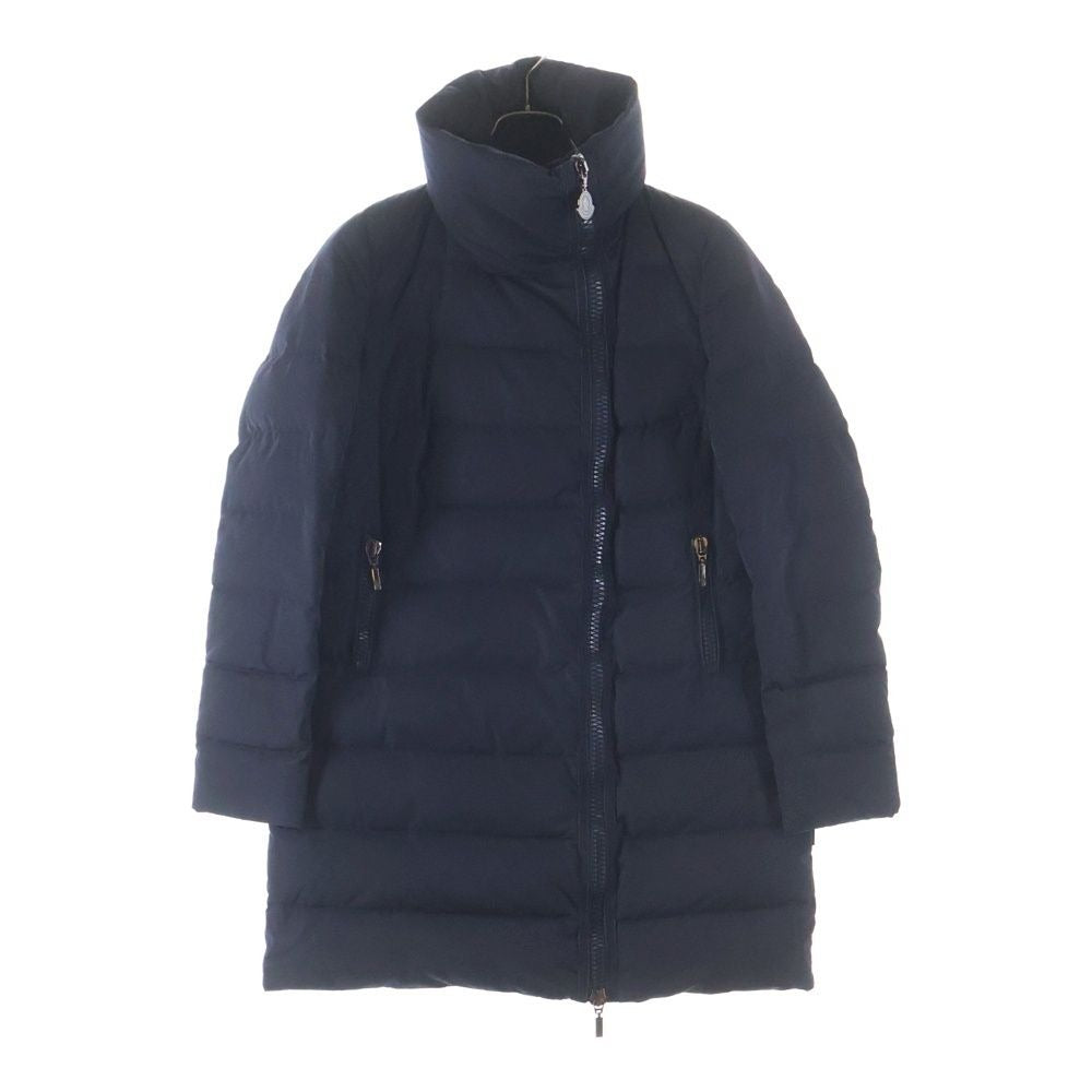 Moncler Gerboise Zip Up Down Coat Navy
